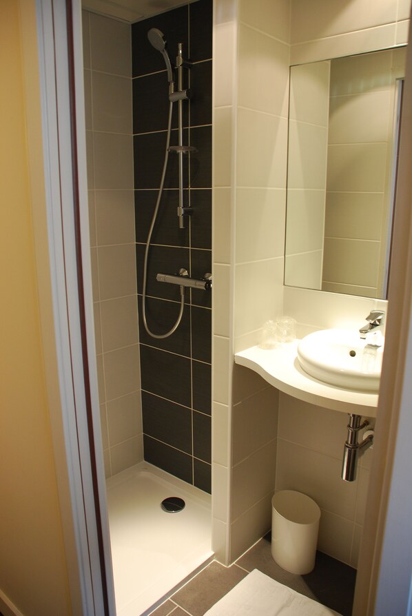 Standard Double Room | Bathroom | Shower, free toiletries, hair dryer, towels