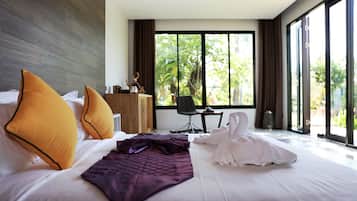 Double Deluxe Room | Minibar, caja de seguridad en la habitación, escritorio y wifi gratis