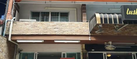 Majoituspaikan julkisivu