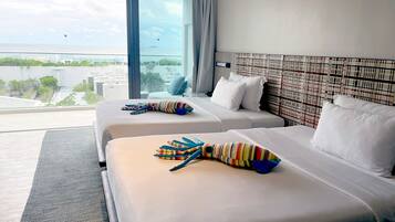 Zweibettzimmer, 2 Einzelbetten, Meerblick (Seascape) | Ausblick vom Zimmer