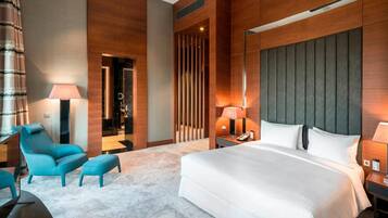 Premium bedding, minibar, in-room safe, desk