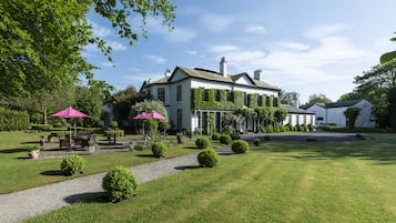Outdoor wedding area