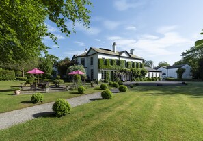 Outdoor wedding area