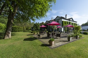 Outdoor wedding area