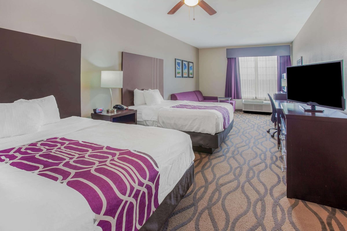 Premium bedding, desk, soundproofing, iron/ironing board