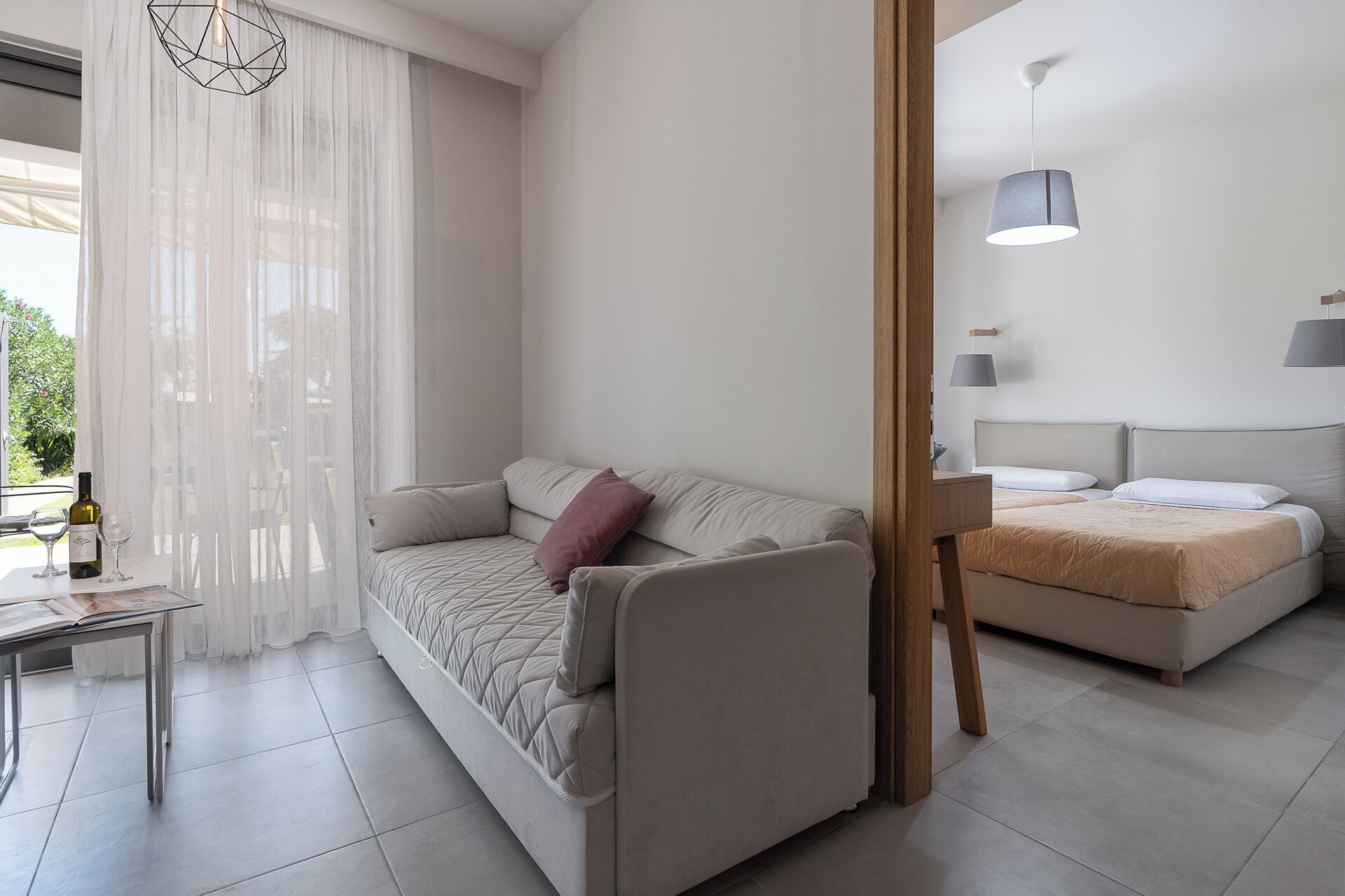 superior suite, 2 bedrooms, garden view | in-room safe, soundproofing, iron/ironing board, free cots/infant beds