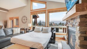 Premium bedding, individually decorated, individually furnished, desk - Fairmont Creek Property Rentals The Residences (Fairmont Hot Springs)