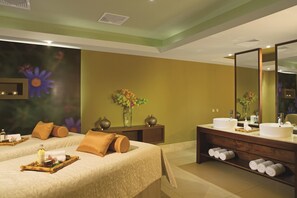Sauna, body treatments, aromatherapy, hot stone massages