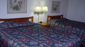 Standard Room, 2 Queen Beds | 1 bedroom, desk, free WiFi, bed sheets