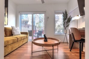 Apartment (355 Square Feet) | Living area | Flat-screen TV - Apartment & Studio (Montreal)