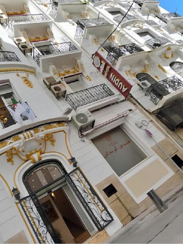 Façade de l’hébergement