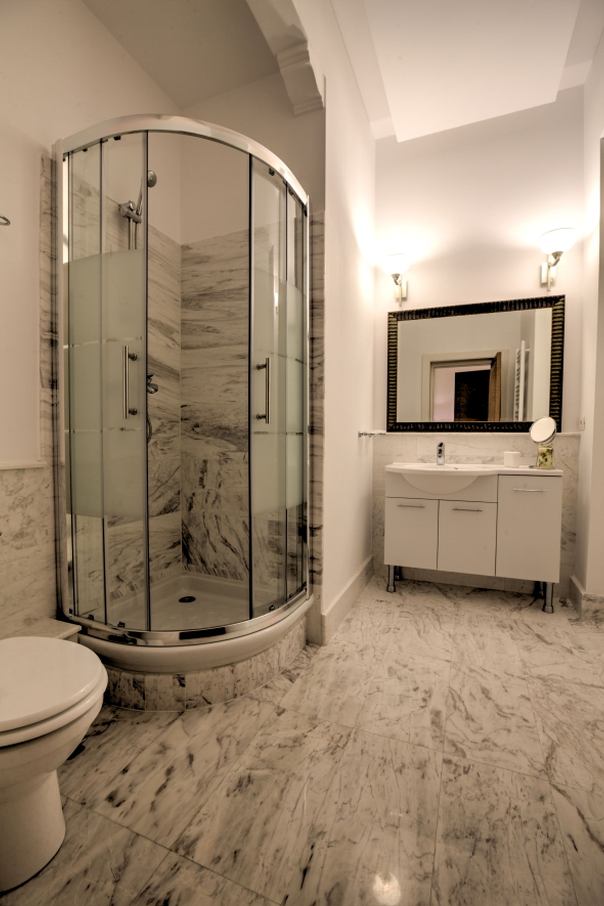 free toiletries, hair dryer, dressing gowns, slippers