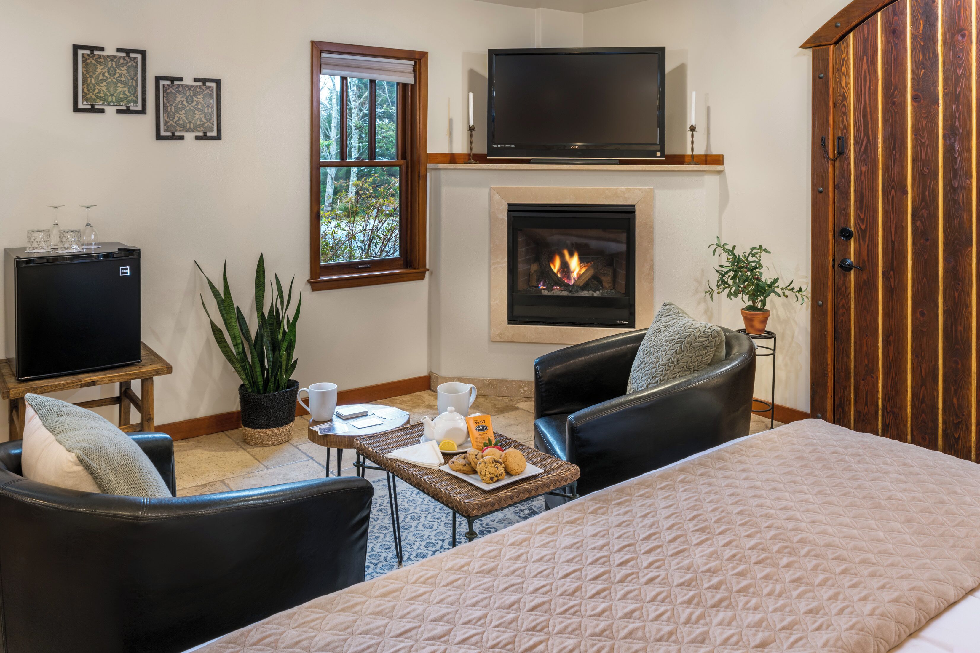 Tuscan Room with Sauna #9 (pet-friendly) | Premium bedding, down duvets, individually decorated