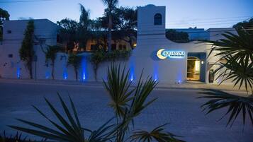 Front of property - evening/night