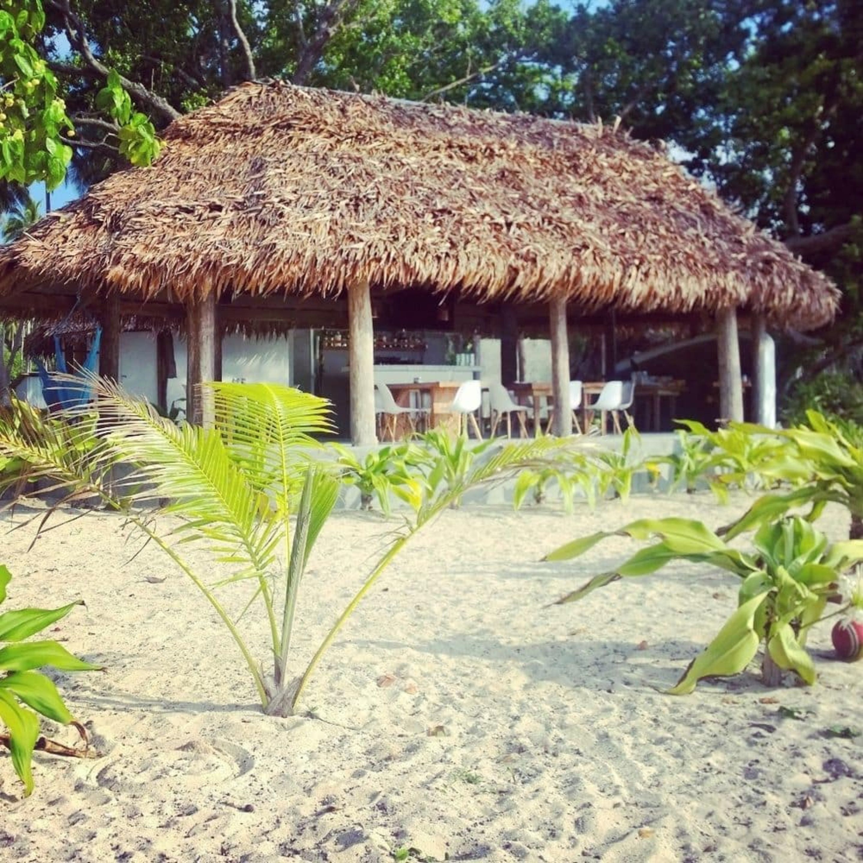 private beach, white sand, sun-loungers, beach umbrellas