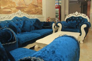 Sitteområde i lobbyen