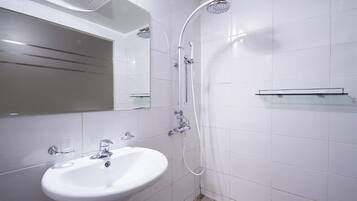 Free toiletries, hair dryer, slippers, towels