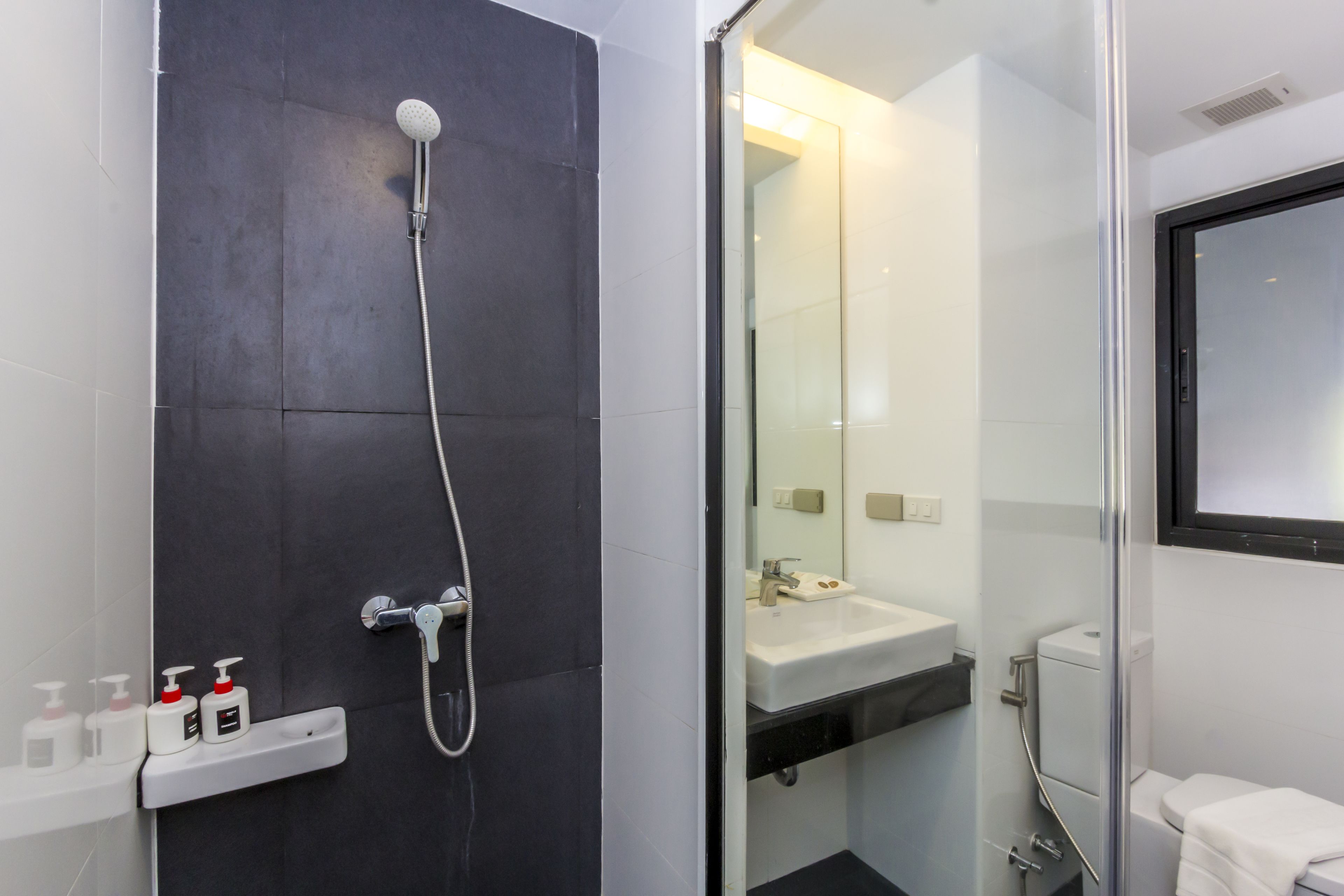 free toiletries, hair dryer, slippers