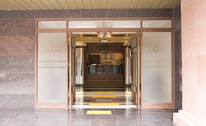 Entrée de l’hébergement