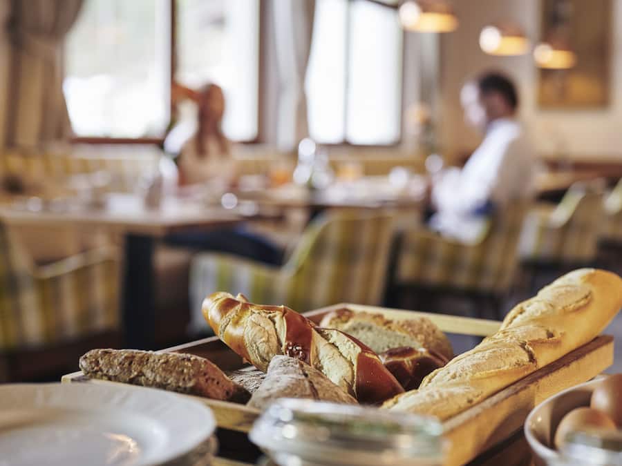 Daily buffet breakfast (EUR 18 per person)