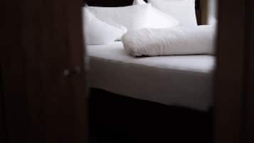 Een kluis op de kamer, gratis wifi, beddengoed