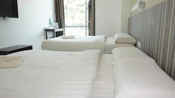 1 bedroom, desk, soundproofing, iron/ironing board