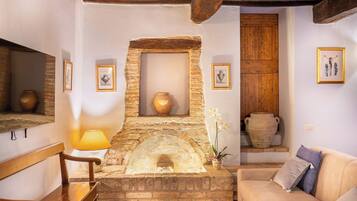 Apartment, 1 Bedroom, Poolside | Living area | LCD TV