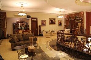 Sitteområde i lobbyen