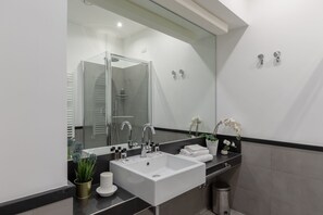 Ducha, artículos de tocador gratuitos, secador de pelo, bidet