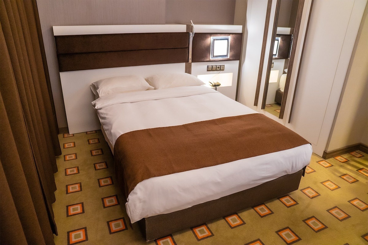 Business Double Room | Minibar, in-room safe, desk, iron/ironing board (on request)