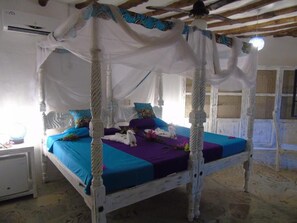 Superior Double or Twin Room, Pool View | Premium bedding, minibar, desk, blackout drapes