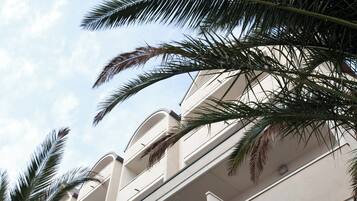 Majoituspaikan julkisivu