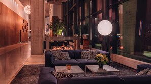 Sala de estar en el lobby