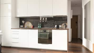 Apartment, 1 Bedroom (Chmielna 122) | Private kitchenette | Full-size fridge, oven, stovetop, dishwasher