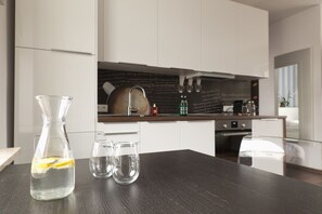 Apartment, 1 Bedroom (Chmielna 122) | Private kitchenette | Full-sized fridge, oven, stovetop, dishwasher - Apartament Chmielna by Your Freedom (Warsaw)