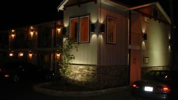 Front of property - evening/night