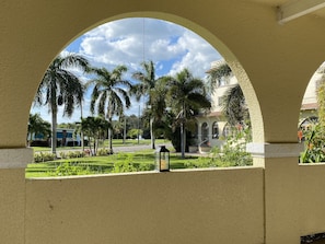 Premier Room, 1 King Bed, Terrace, Garden View | View from room - Crystal Bay Historic Hotel (St. Petersburg)