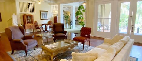 Sitteområde i lobbyen