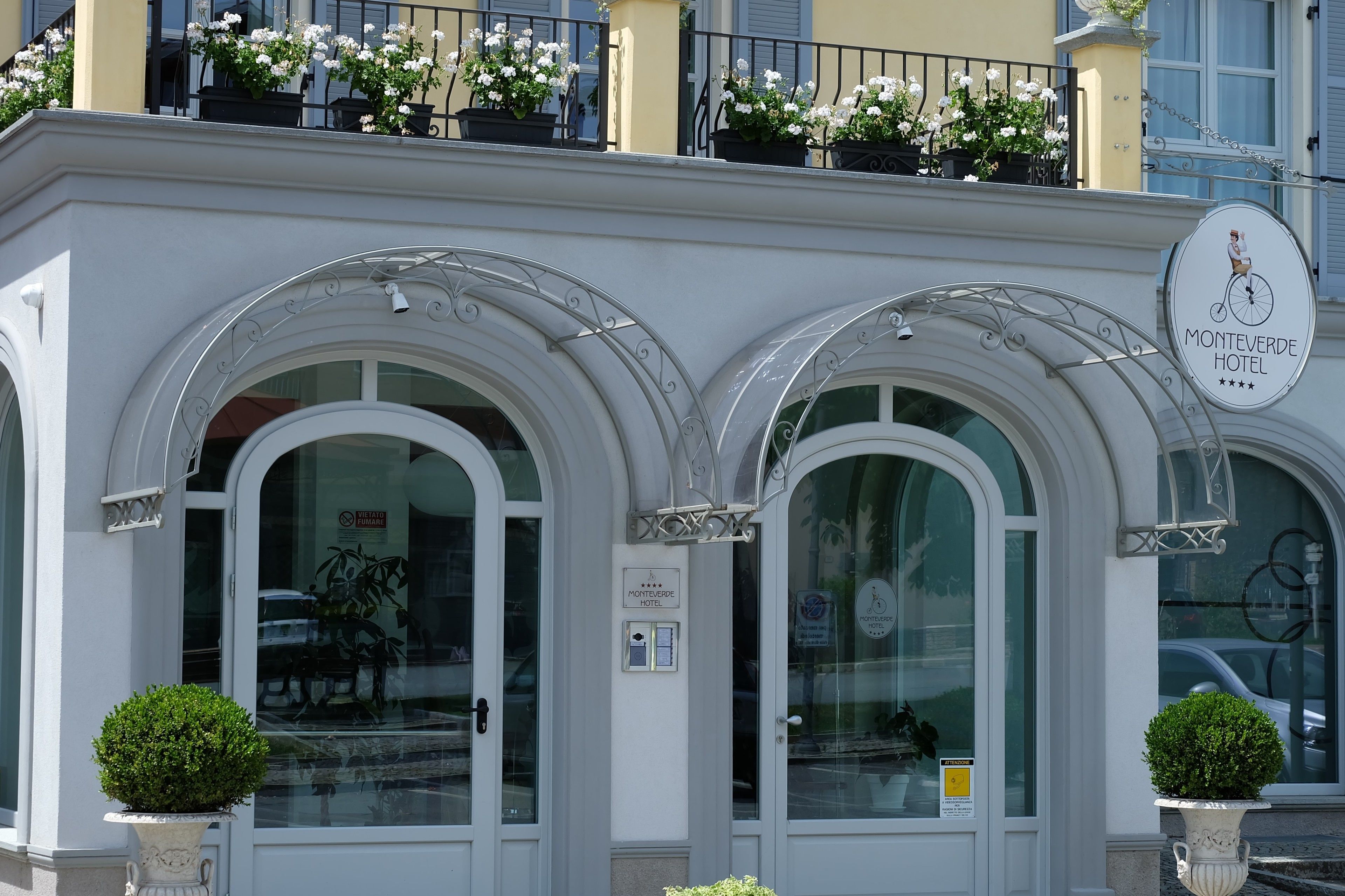 Majoituspaikan julkisivu