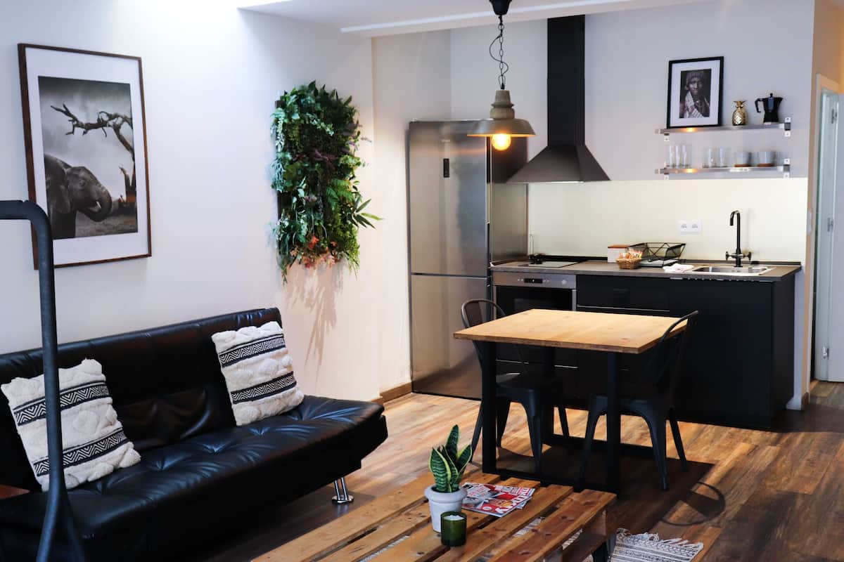 loft | living area | 55-inch smart tv with cable channels, tv