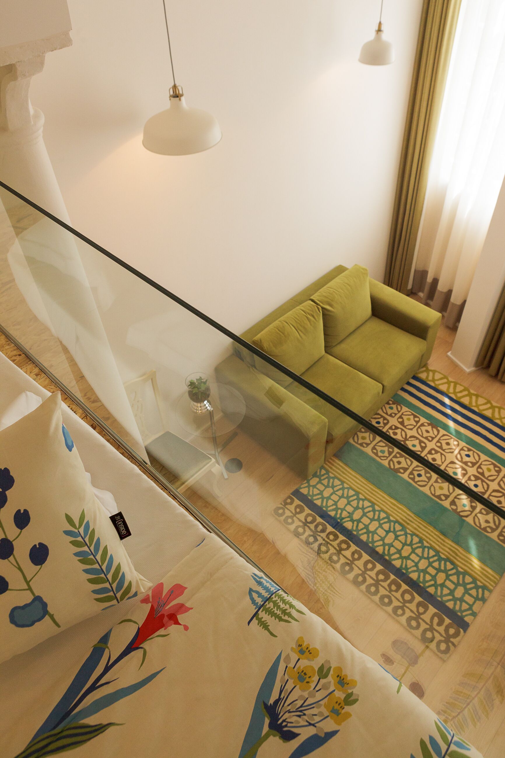 Loft luxo, 1 cama de casal | Vista do quarto