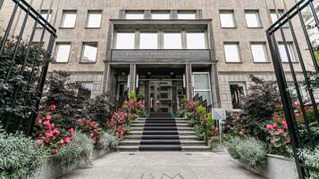 Majoituspaikan sisäänkäynti