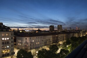 Blick von der Unterkunft