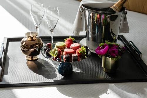 Chambre Confort Double ou avec lits jumeaux | Service champagne