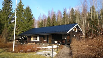 Majoituspaikan julkisivu