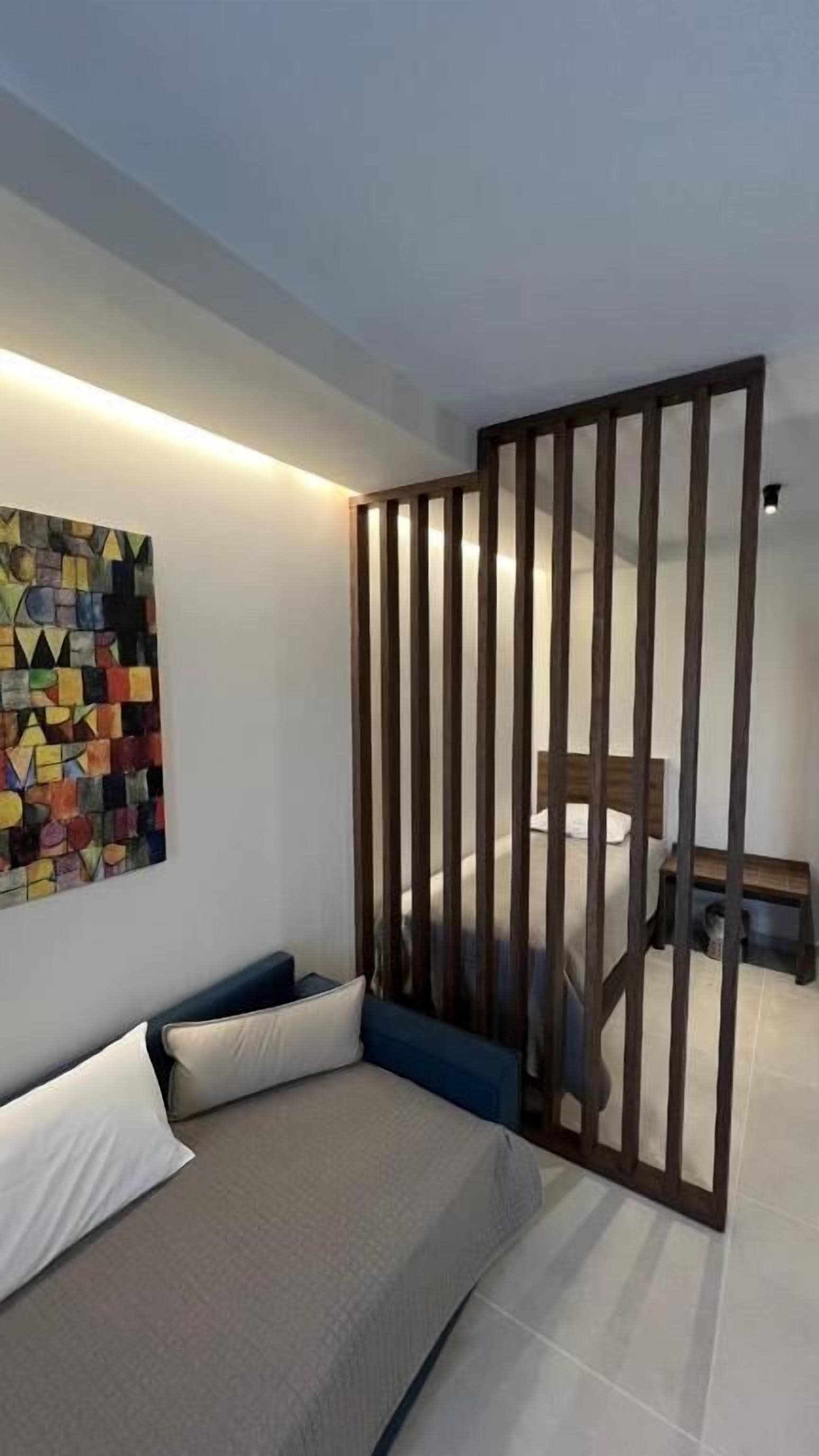 quadruple room, sea view | in-room safe, desk, soundproofing, iron/ironing board