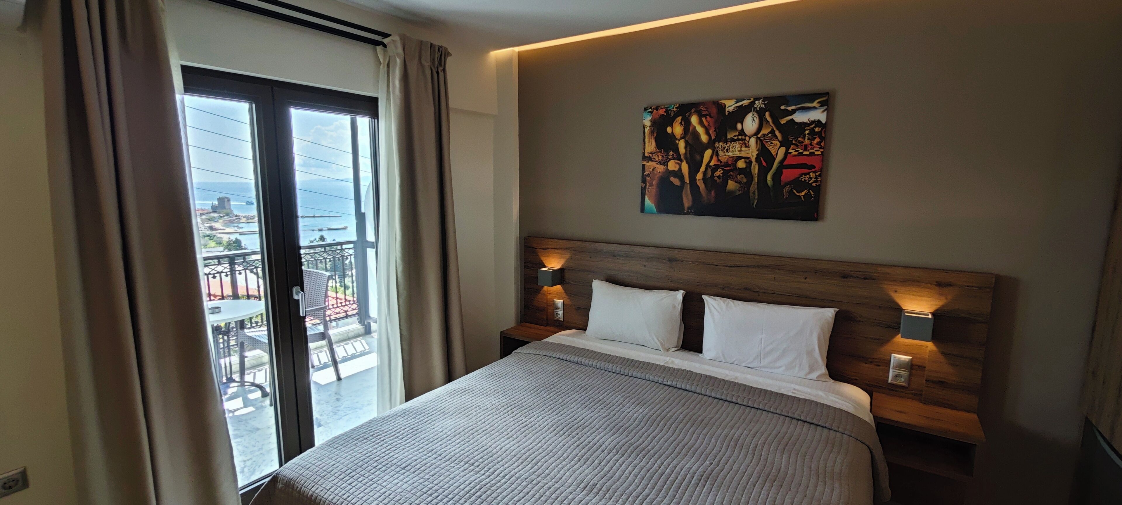 double or twin room, sea view | in-room safe, desk, soundproofing, iron/ironing board