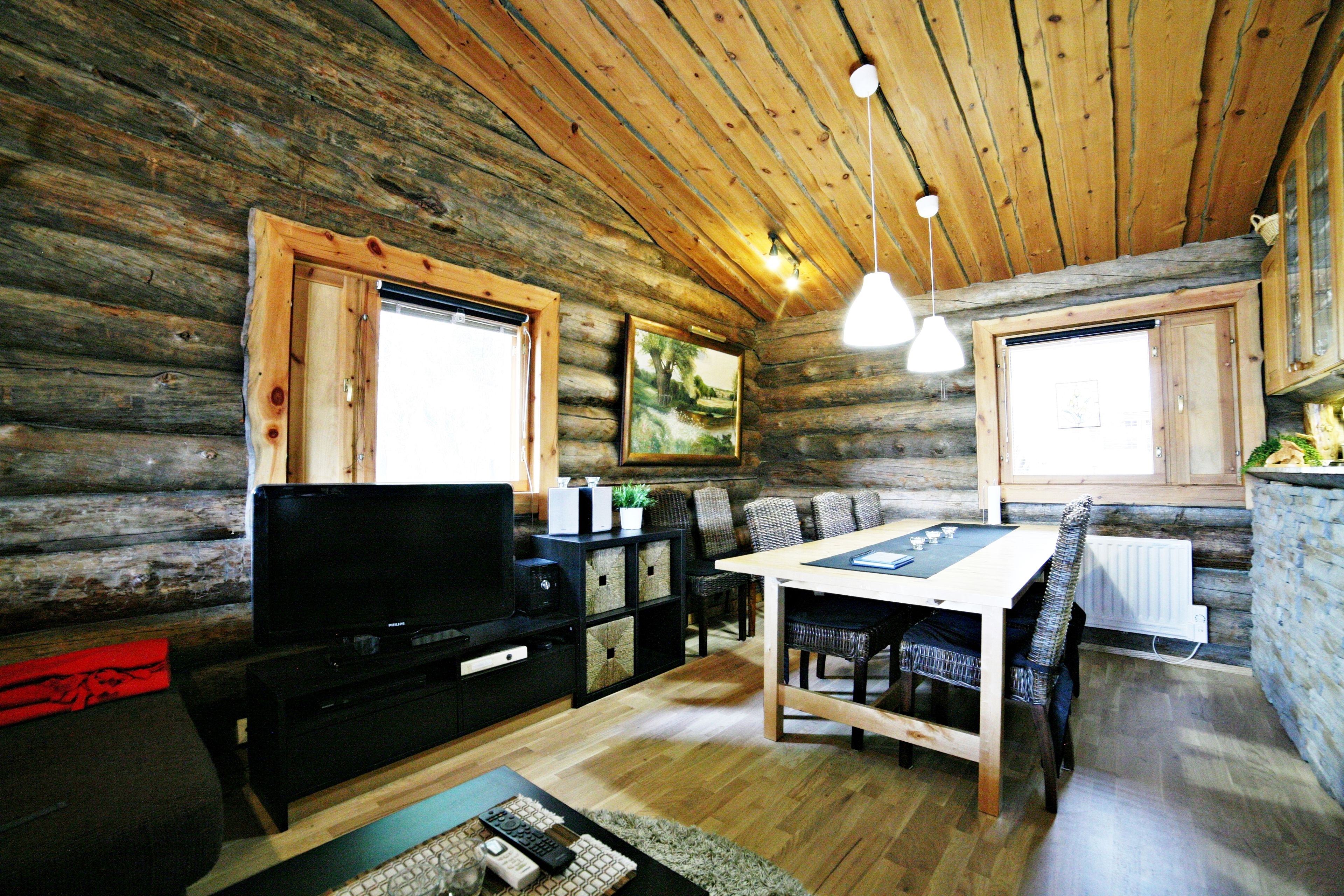 Småhus, 2 soverom, strandutsikt | Spiseområde på rommet