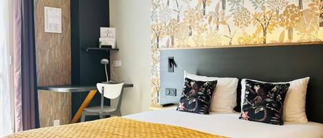 Familjerum (Standard) | Skrivbord, barnsängar och gratis wi-fi