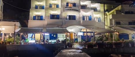 Front of property - evening/night